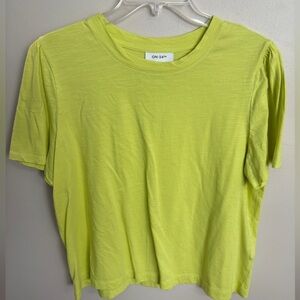 On 34th Women's Lime Green Top